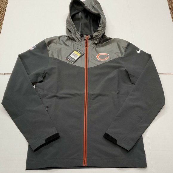 NWT Chicago Bears Nike On Field Full Apparel Full Zip Jacket Small New With Tags